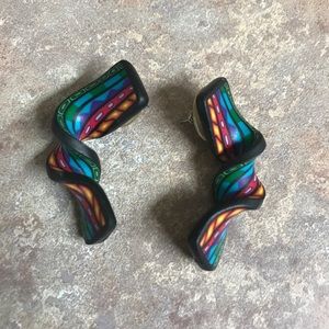 Multicolored earrings